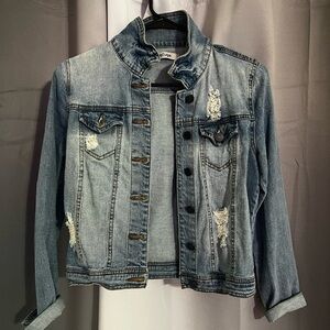 Distressed Denim Jacket